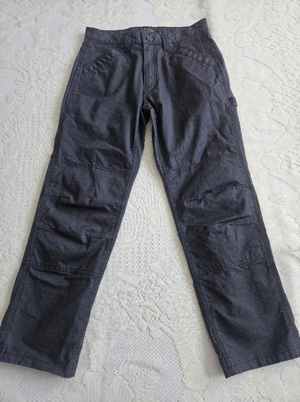 Ridgecut Toughwear Charcoal Gray Utility Work Cargo Pants Size 32 x 30
